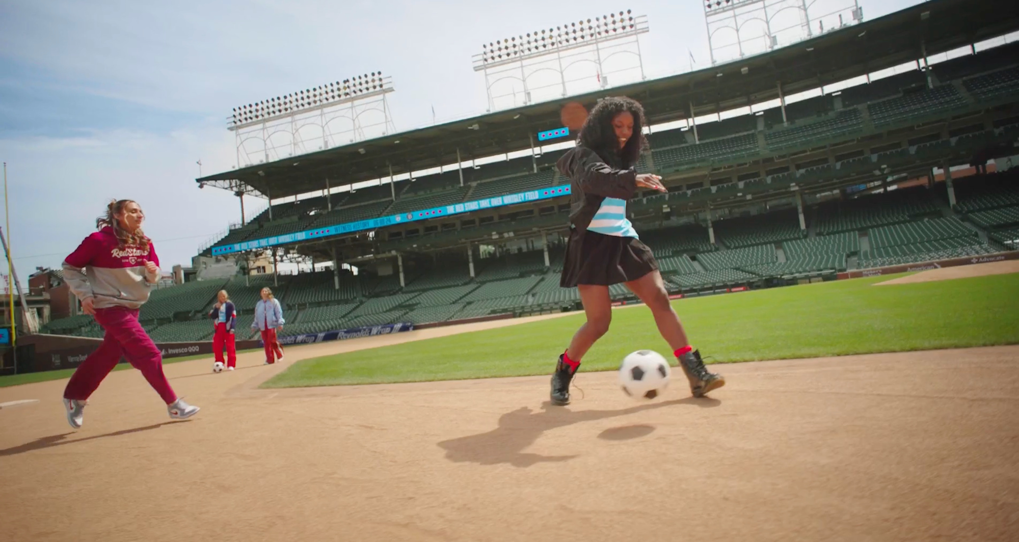 'Women in sports have always been there': Behind the Chicago Red Stars' Wrigley Field takeover music video
